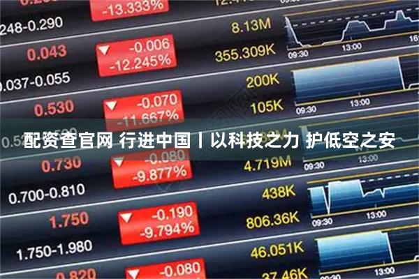 配资查官网 行进中国丨以科技之力 护低空之安
